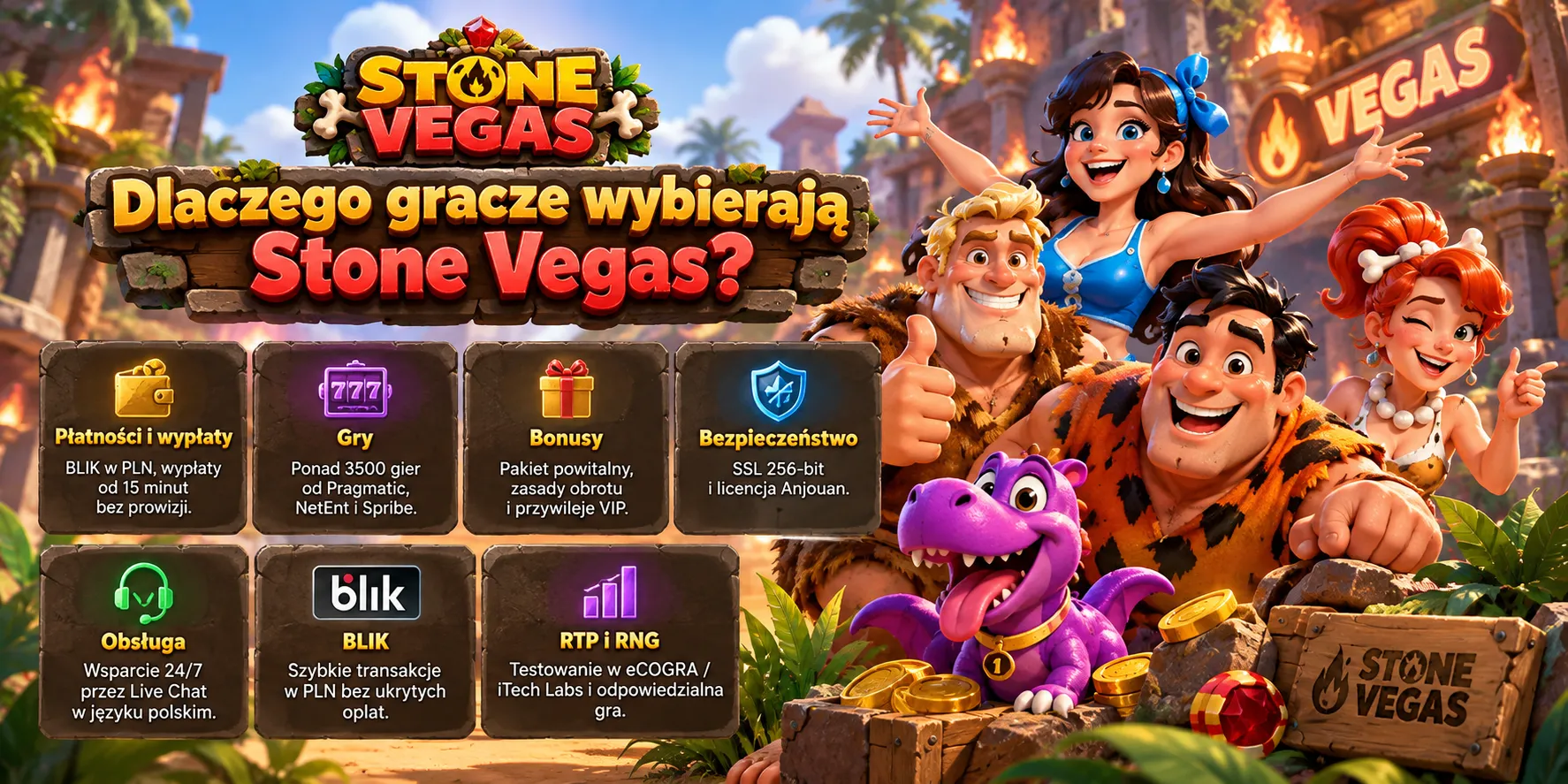 Dlaczego gracze wybierają Stone Vegas